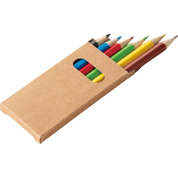 御祝.お返し,引出物,記念品は:ミニ色鉛筆６本セット P3615