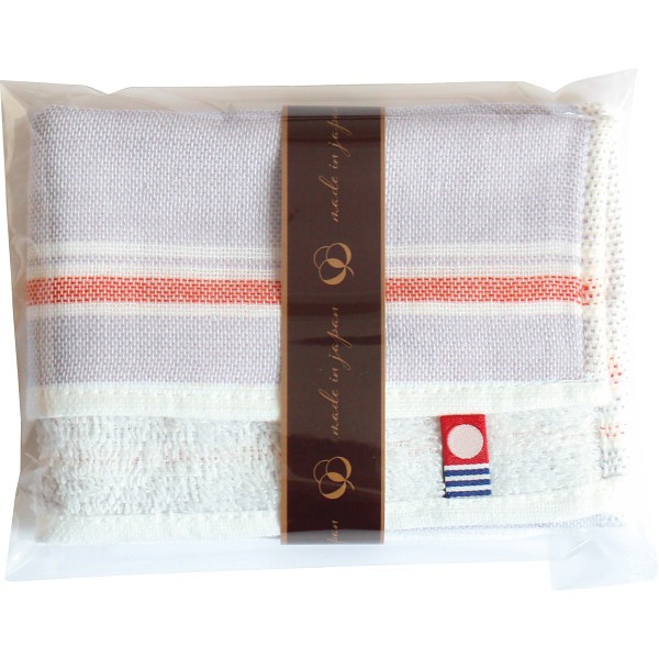 御祝.お返し,引出物,記念品は:今治　パイル＆ガーゼハンカチ（袋入） グレー PGH2525F-GY