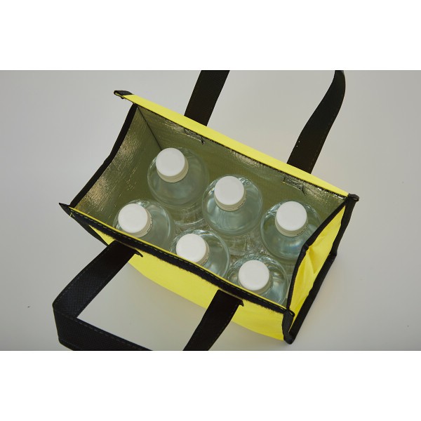 御祝.お返し,引出物,記念品は:６００ｍｌボトルが６本入る保冷温バッグ SC-2418