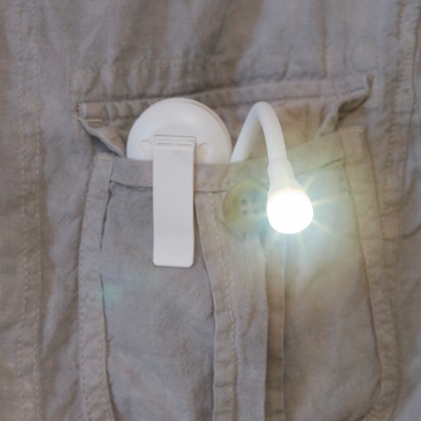 御祝.お返し,引出物,記念品は:両手が使えるＬＥＤクリップライト SC-2413