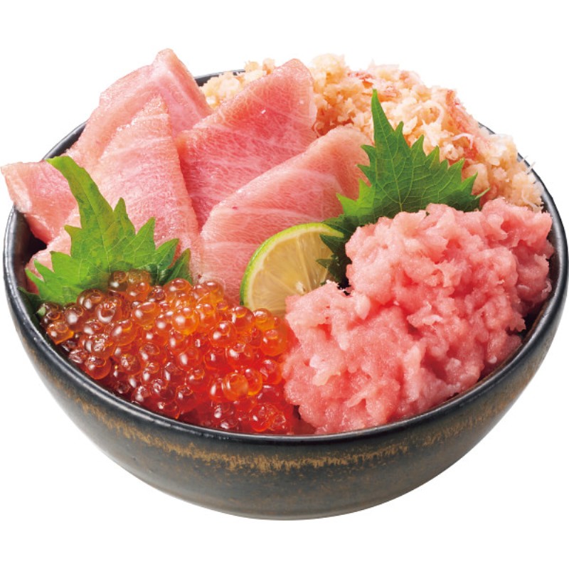 2026年お中元特別企画 本マグロ大トロネギトロ紅ずわいいくら醤油漬け丼