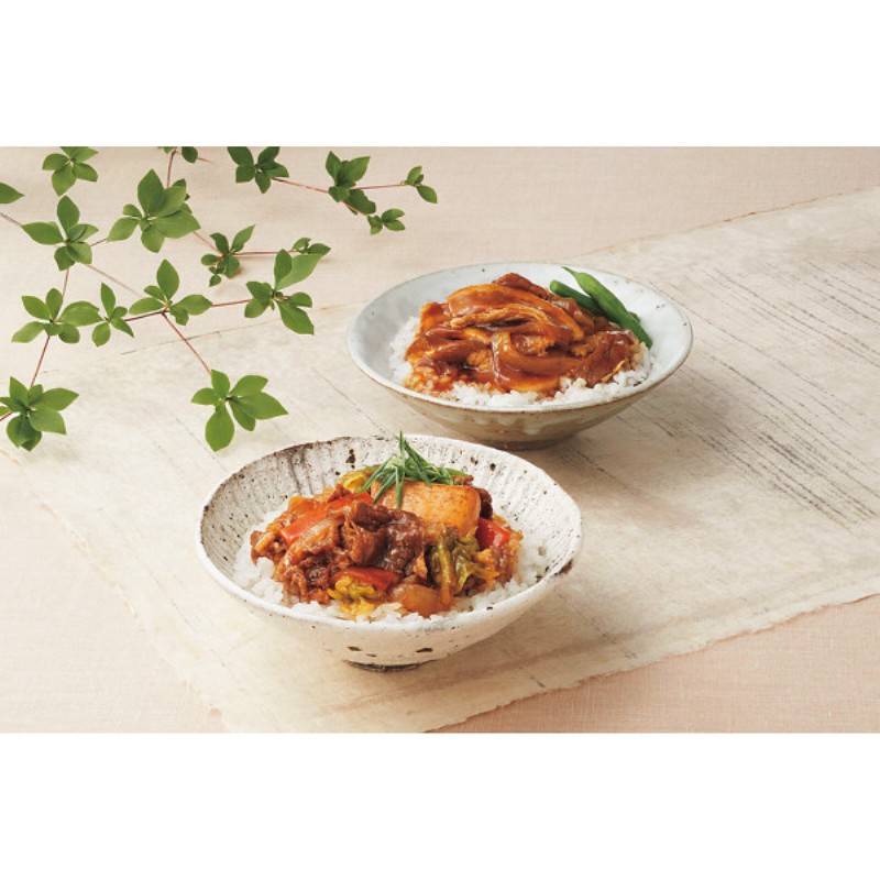 2026年お中元特別企画 「賛否両論」　笠原流牛すき焼き丼＆豚丼の具ギフト  ＷＧ−４０