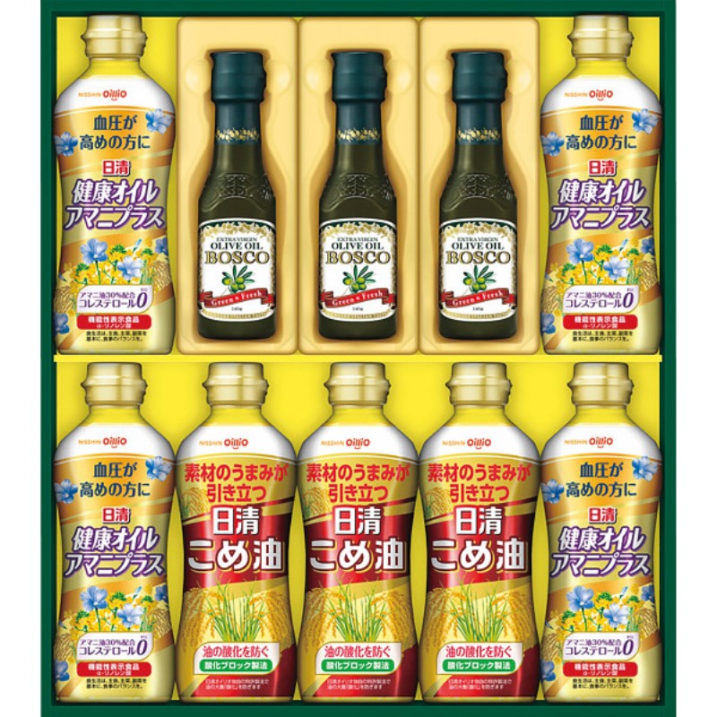 2026年お中元特別企画 ボスコ　オリーブオイル＆ヘルシーオイルギフト  ＢＭ−５０Ａ