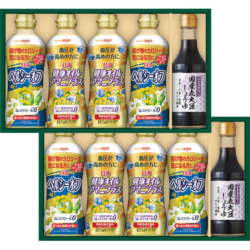 2026年お中元特別企画 日清　バラエティオイル＆丸大豆しょうゆギフト  ＳＯＴー５０ＷＡ　　　　　　　　　