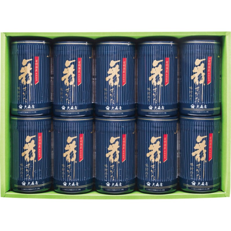 2026年お中元特別企画 大森屋　舞すがた味付のり卓上詰合せ  ＮＡー５０Ｇ