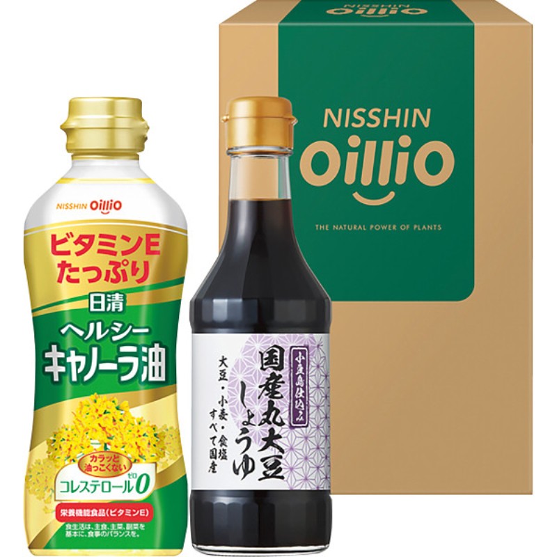 2026年お中元特別企画 日清　ヘルシーオイル＆小豆島醤油ギフト  ＴＯＳー１０Ａ