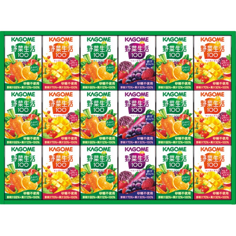 2026年お中元特別企画 カゴメ　小容量　野菜飲料ギフト（１８本）  ＳＹＪ−１５Ｇ