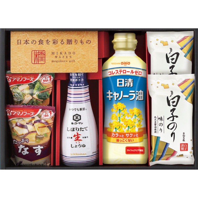2026年お中元特別企画 味香門和膳（みかどわぜん）アマノフーズ＆キッコーマン和食詰合せ  ＭＫＤ−１５Ｎ