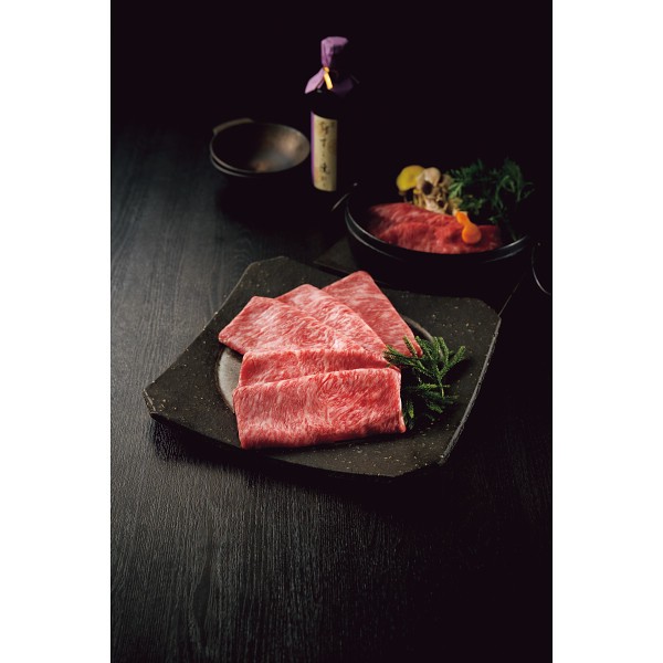 銀座吉澤　Ａ５等級松阪牛　サーロイン　すき焼き用（割下付）（５００ｇ）