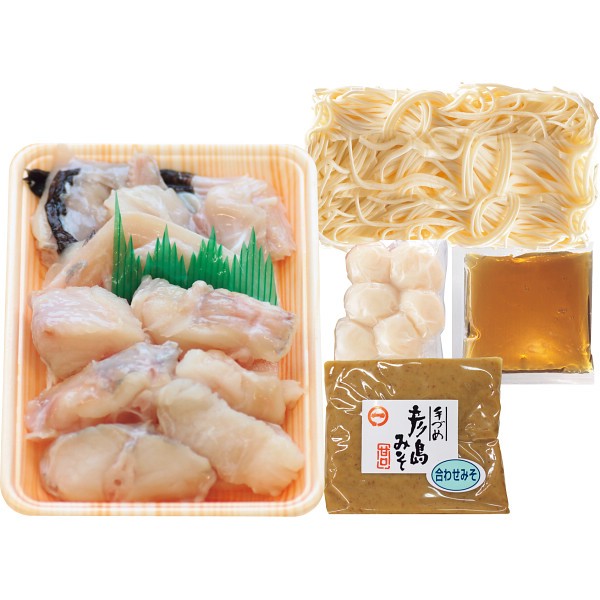 あんこう鍋うどんセット