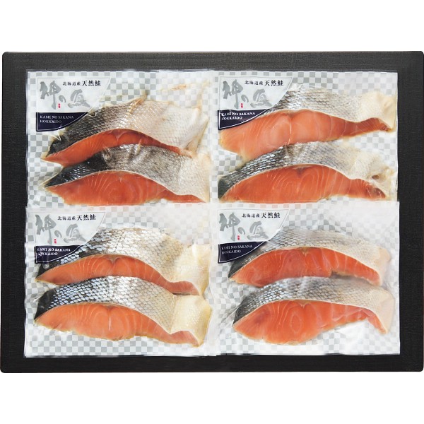 北海道産　厚切り秋鮭切身（計７２０ｇ）