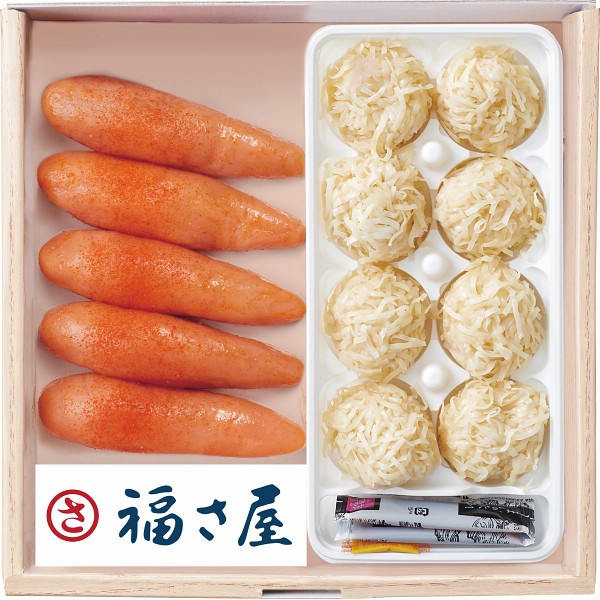 福さ屋　辛子めんたい・いかしゅうまいセット