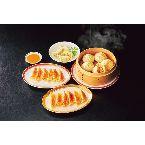 餃子専門店イチロー 味噌だれ餃子2種&中華点心2種(計41個)