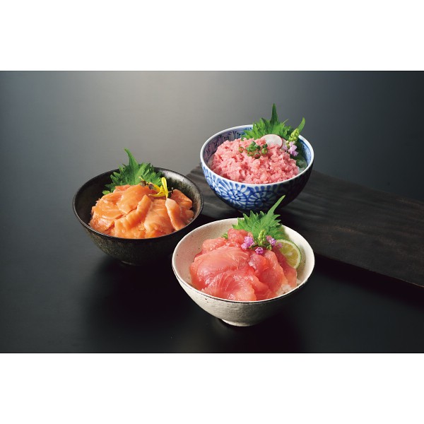 魚屋さんが作った３種の海鮮丼の具セット