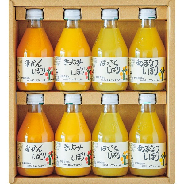 伊藤農園　１００％ピュアジュース１８０ｍｌ（８本）