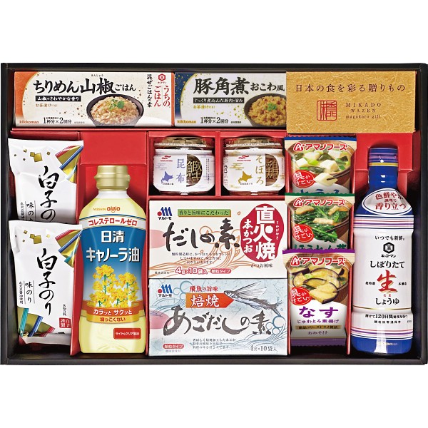 味香門和膳（みかどわぜん）　アマノフーズ＆キッコーマン和食詰合せ