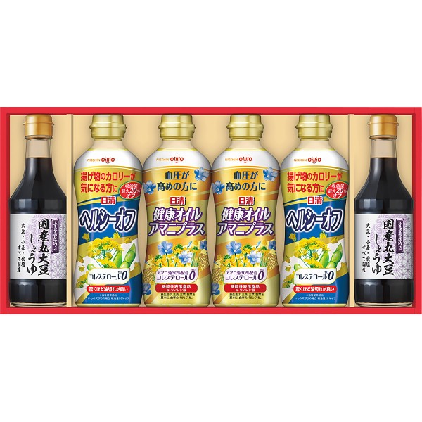 日清　バラエティオイル＆丸大豆しょうゆギフト
