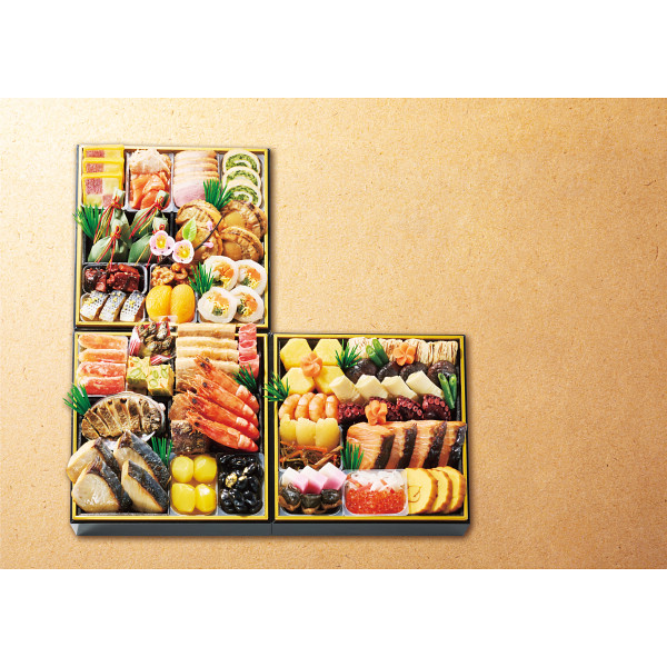 2027年おせち特別企画 京・料亭わらびの里　和洋料亭おせち三段重