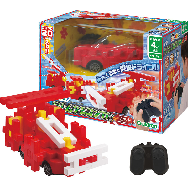 Ｇａｋｋｅｎニューブロック　変身！ドリームリモコンカー レッド  83791