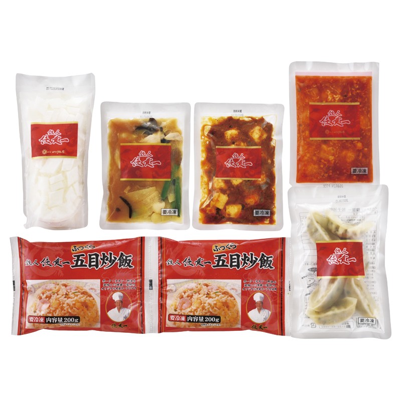 東京 「赤坂四川飯店」 監修 本格中華6種セット 9200058
