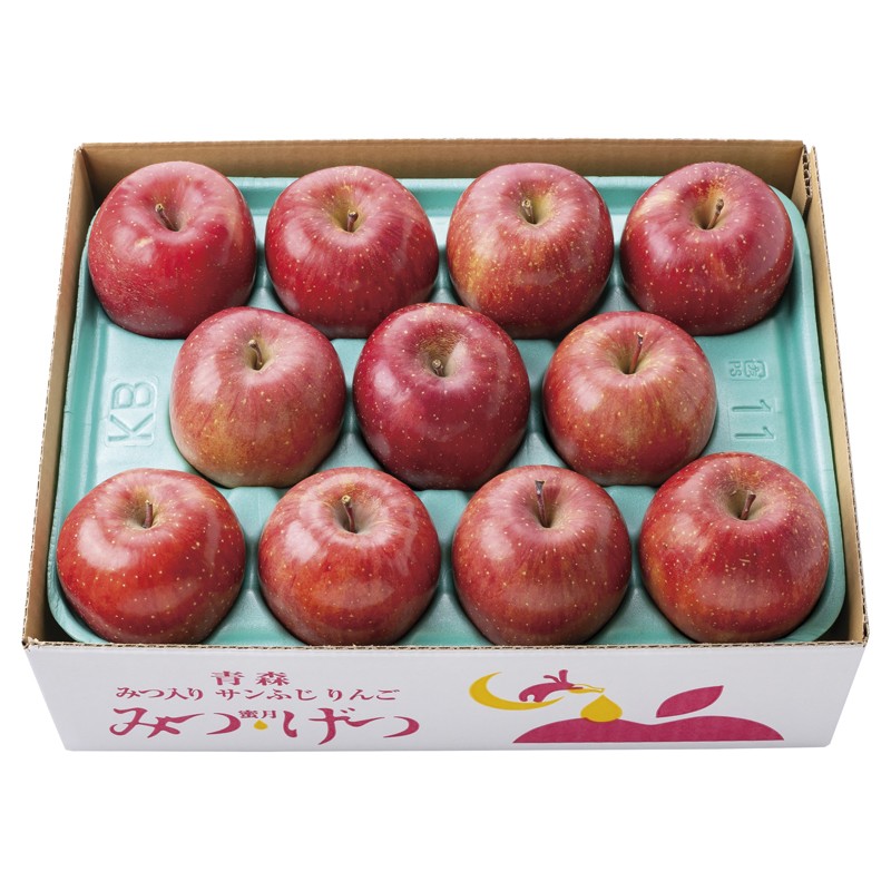 蜜入りサンふじりんご「みつげつ」2.7kg 2612430