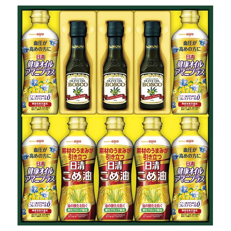 日清オイリオ ボスコオリーブオイル&バラエティオイルギフト No50 BM-50A